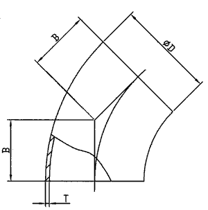 3A-2WK- 45'S WELD SHORT ELBOW